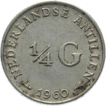 Niederländische Antillen 1/4 Gulden 1960 - Juliana